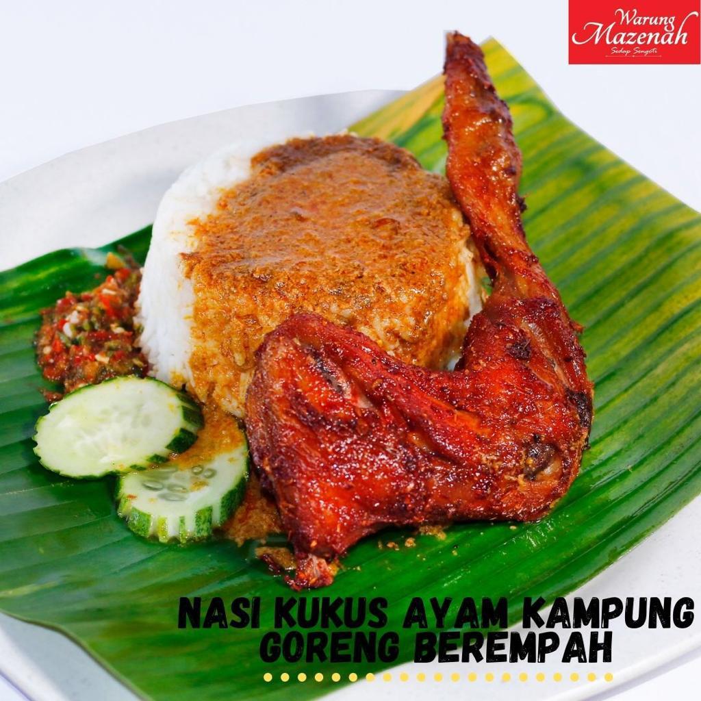 Nasi Kukus Ayam Kampung Berempah