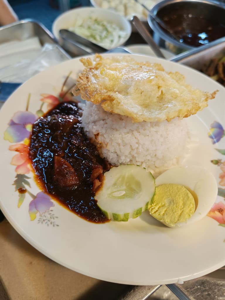 Nasi Lemak Telur Mata