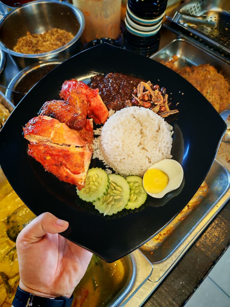 Nasi Lemak Ayam Golek