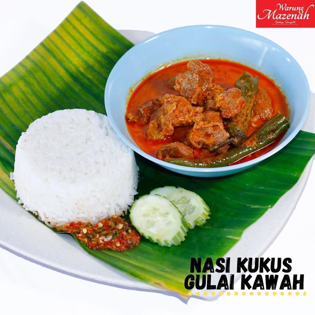 Nasi Kukus Gulai Kawah Daging